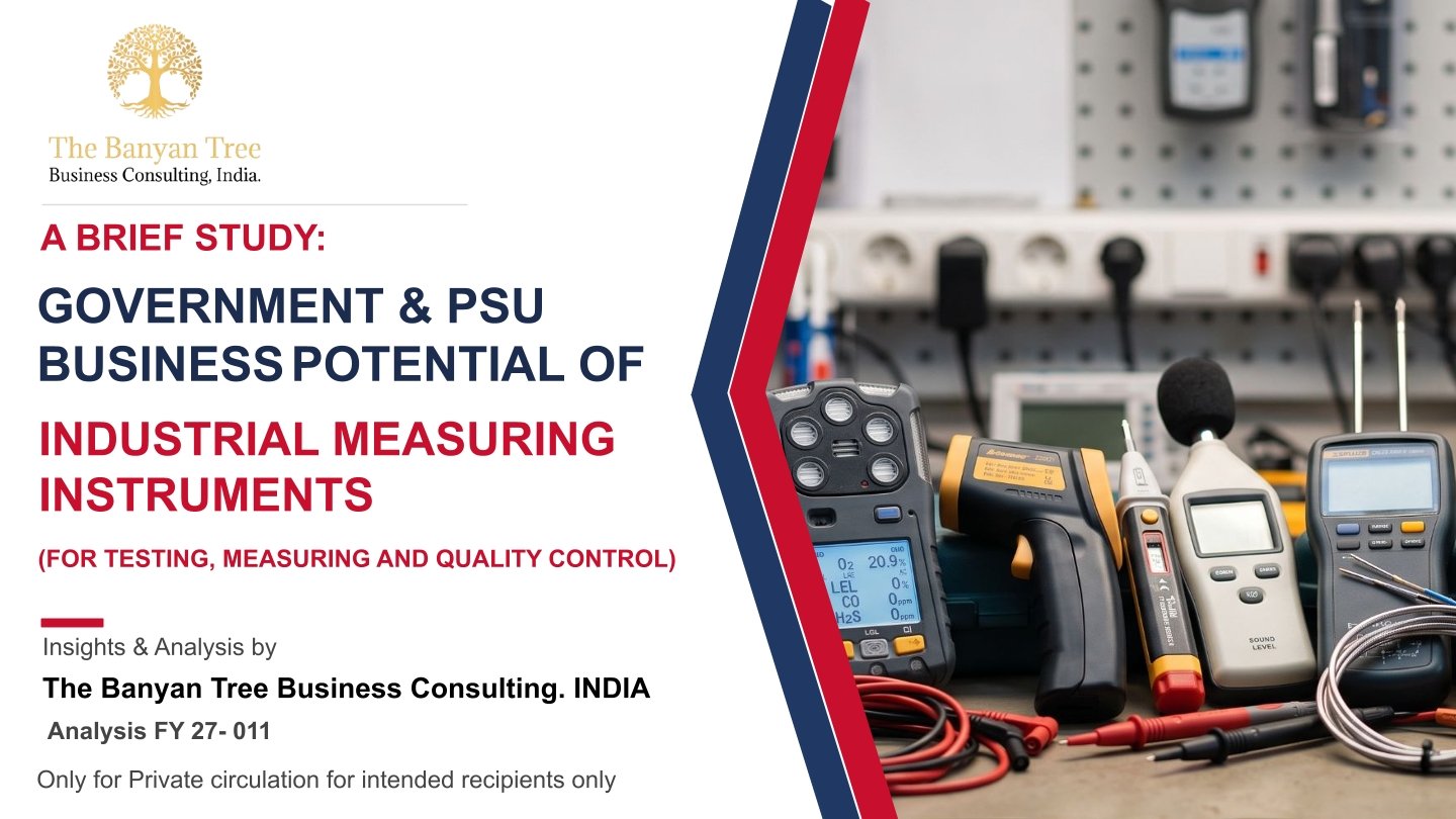 Government & PSU Business Potential of Industrial Measuring Instruments (for Testing, Measuring and Quality Control)